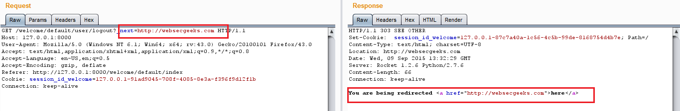 Web2py 2.9.11 Open Redirection Vulnerability , CVE-2015-6961