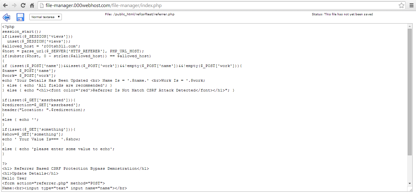 Referrer CSRF Bypass ( Not Effective But Alternative )