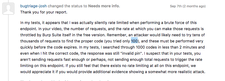 Slack Rate Limit Bypass