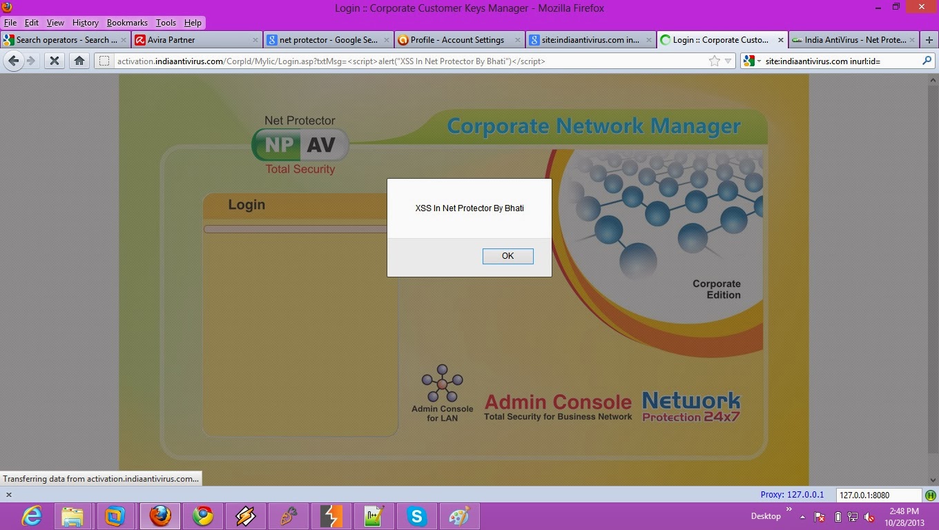 Net Protector XSS Content Spoofing Antivirus .Net Protector Anti VirusXSS And Content Spoofing Vulnerability