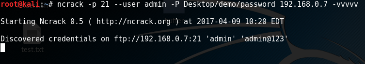 Cracking SSH FTP HTTP FTP : Attacking Network - Network Pentesting