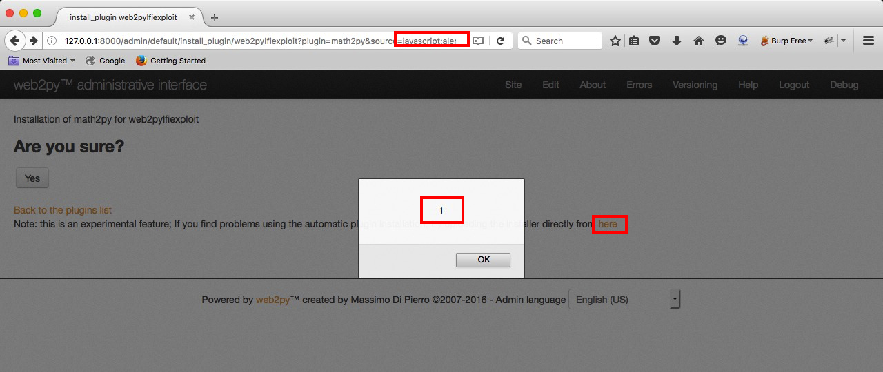 Web2py Vulnerabilities 2.14.5 : LFI,XSS,CSRF,Brute Force Attack