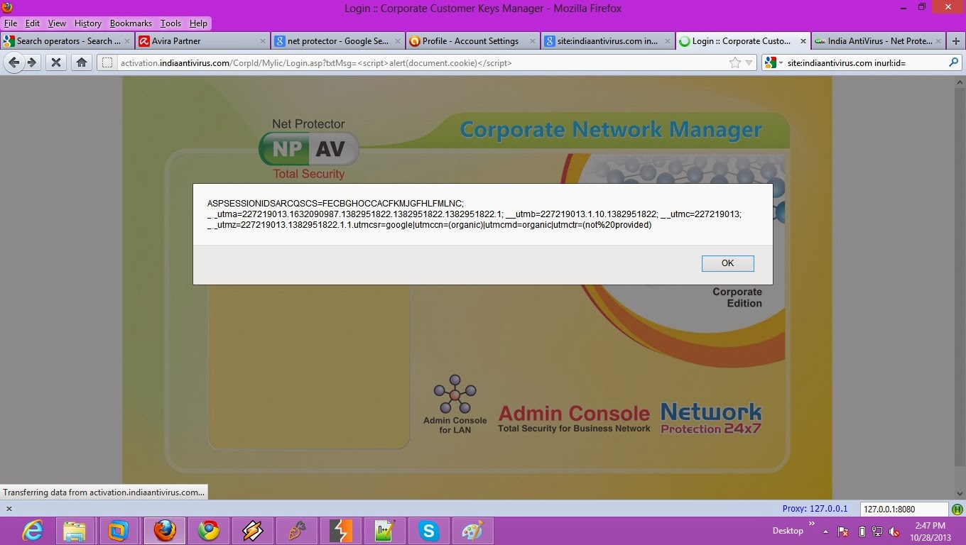 Net Protector XSS Content Spoofing Antivirus .Net Protector Anti VirusXSS And Content Spoofing Vulnerability