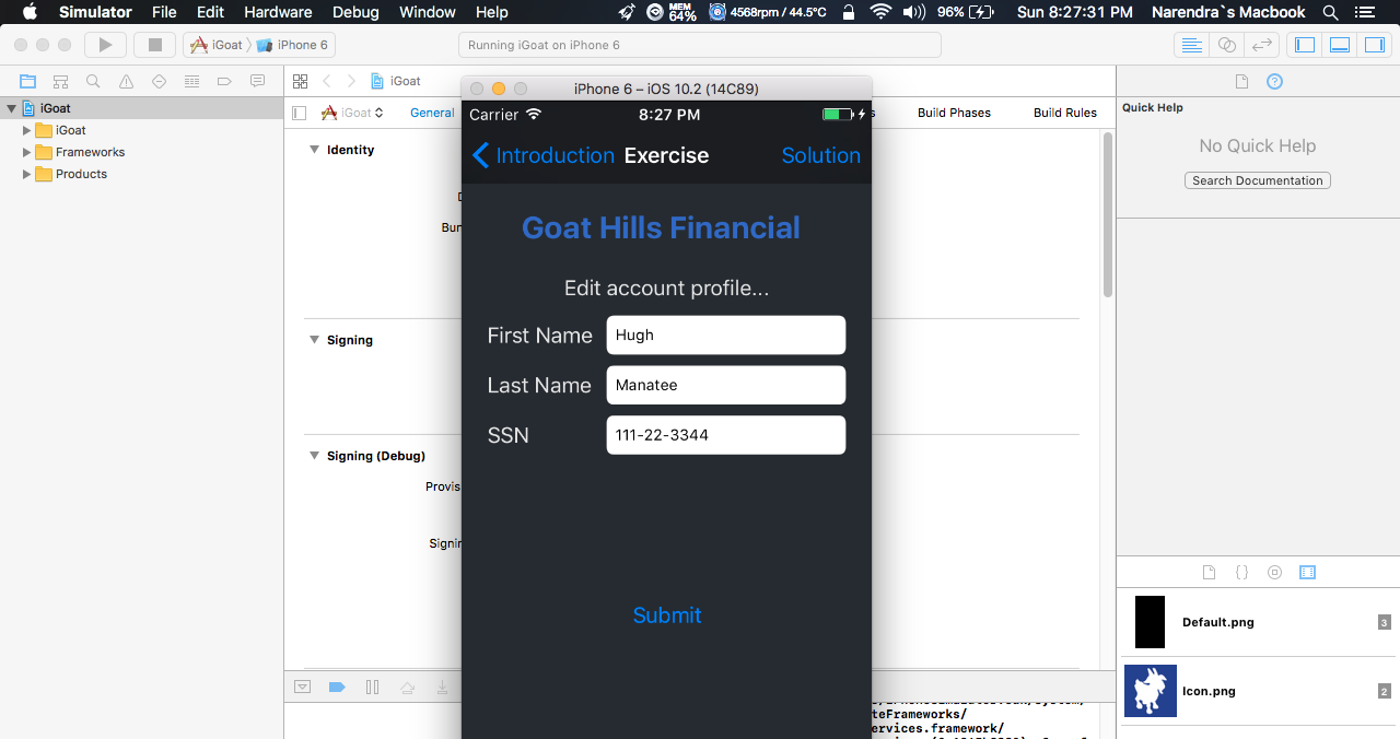 iOS Application Pentesting Part 4 : Installing iGoat Application